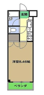 クレオ舞浜Ⅱの間取り