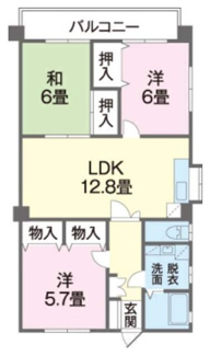 【間取り】 | アメニティＫ（Ｊ） | アメニティＫ（Ｊ）★那覇市天久エリア
