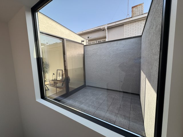 老松町新築プロジェクトのバルコニー