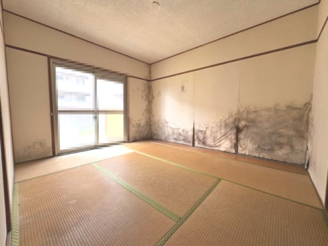 南円明寺ヶ丘団地3棟の和室|掃き出し窓から、明るい陽が差し込み、心地の良い居室です！