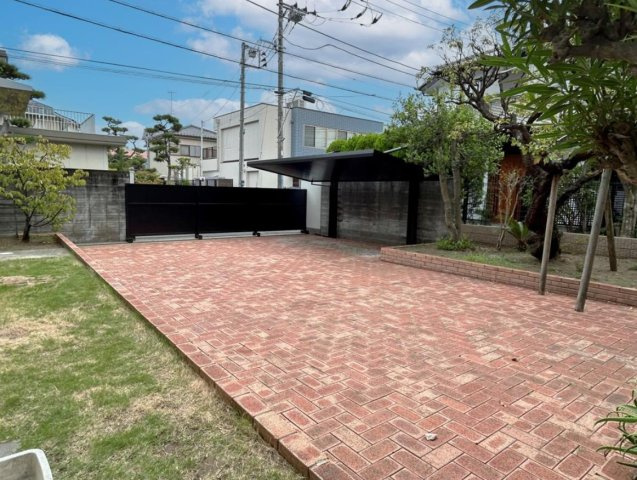 藤沢市鵠沼松が岡　敷地広々フルリフォーム邸宅の庭