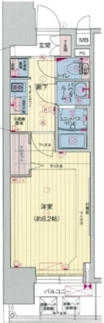 【間取り】 | プレサンス心斎橋ソレイユ