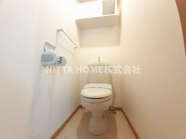 アボンデーレ　Bのトイレ|清潔感のあるトイレです(^^♪