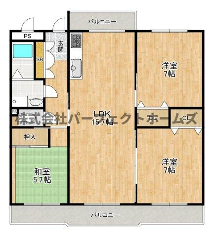 Orient Residence Suehirochoの間取り
