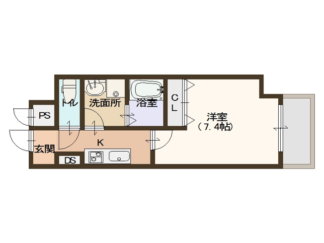 【間取り】 | フォンテーヌ加賀屋