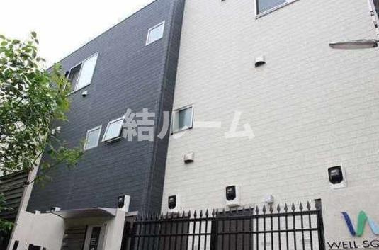 板橋区蓮沼町のアパートの外観