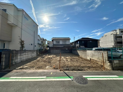 【外観】 | 鳳中町　土地 | 間口約9ｍあります