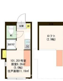 【間取り】 | サンキャノーラ板橋本町