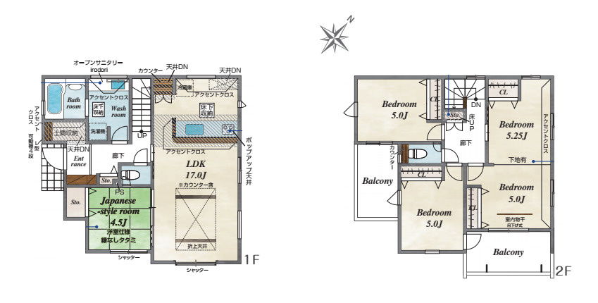 北本市中丸7丁目　新築一戸建て　ブルーミングガーデン　01