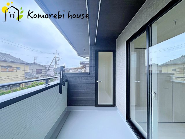 北本市中丸7丁目　新築一戸建て　ブルーミングガーデン　01のバルコニー|撮影：'26/07/04