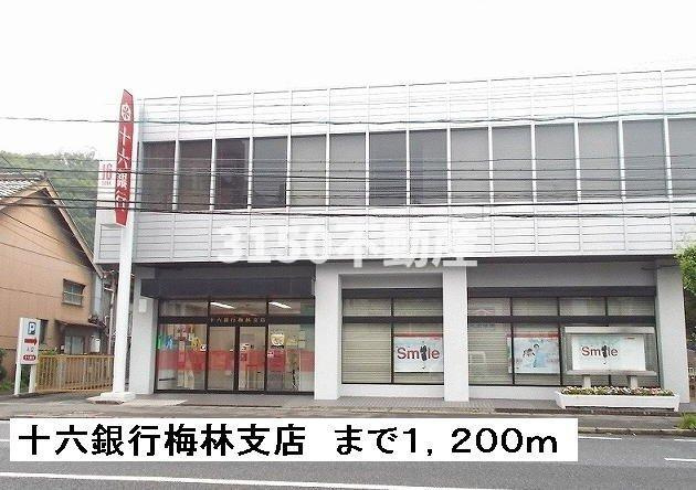 グロースフィールドⅠの周辺|十六銀行梅林支店まで1200m