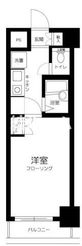 豊島区南大塚３丁目の賃貸マンションの間取り