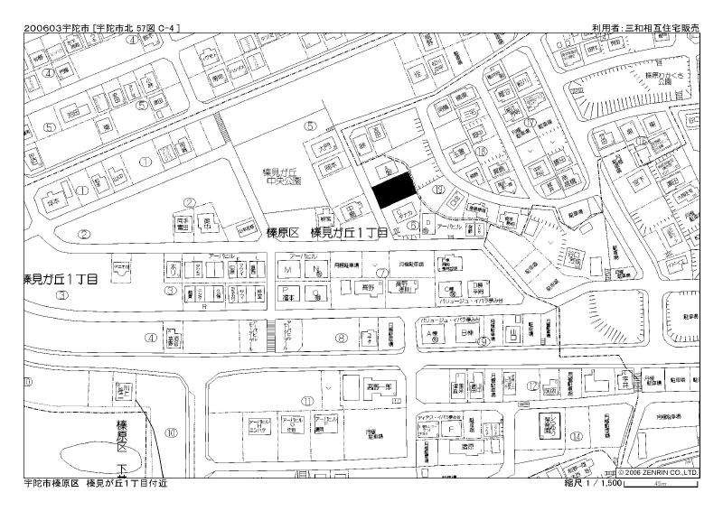 アーバヒルＢの地図