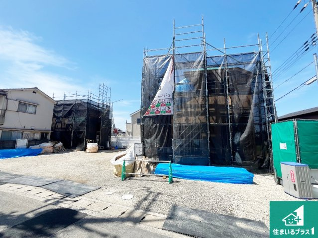 加古郡播磨町二子　25-1期　新築一戸建ての外観|現在建築中！落ち着いた街並みで新生活を始めることが出来そう！周辺の物件も併せてご紹介させて頂きます！