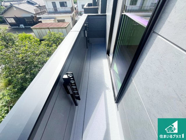 加古郡播磨町二子　25-1期　新築一戸建てのバルコニー|ワイドバルコニーは洗濯物を干すスペースが広いのでご家族が多くても安心！