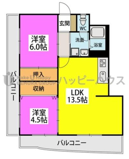 【間取り】 | ルーセント白木原
