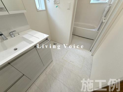 【仲介手数料０円】相模原市中央区田名　新築一戸建て　1号棟　全2棟の脱衣所|相模原市中央区田名　新築一戸建て　全2棟