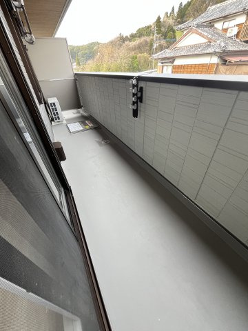 アテリア伍番館のバルコニー