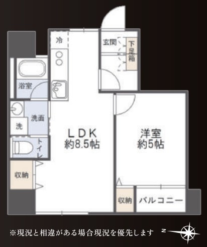 マンションヴィップ目黒の間取り