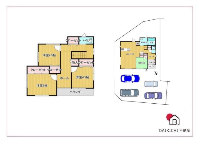 【間取り】 | 児玉郡神川町大字植竹　中古戸建