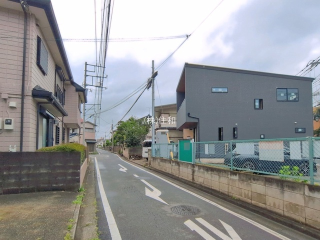 【新築分譲住宅】ふじみ野市福岡中央第7期の前面道路含む現地写真