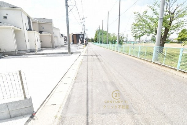 ハートフルタウン 　ひたちなか市足崎1474番　Dの前面道路含む現地写真|現地撮影（2026年6月）