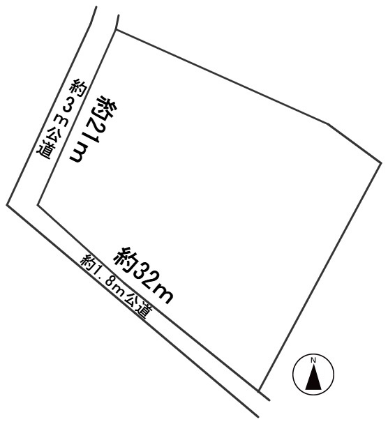 ６６７４３　岐阜市柳津町下佐波土地の区画図