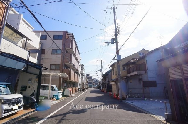 【前面道路含む現地写真】 | 生野区田島3丁目 | 【前面道路：ゆったり幅員約7.4ｍ！】