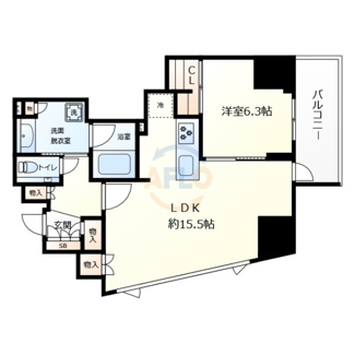 【間取り】 | ジオタワー新町 | ジオタワー新町　間取り