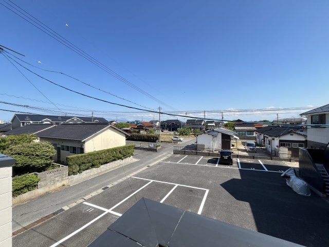 オークシティAの駐車場