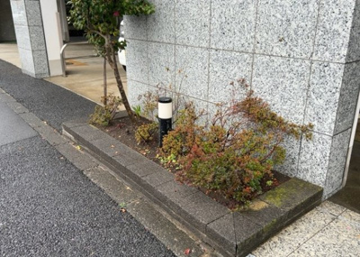 【中庭】 | ローヤルシティ町田 | 中庭（パティオ）とは、一つの建築物の内部に設けられた、壁などで囲われている庭のことを指します。コの字型、ロの字型が主流ですが、L字型の中庭もあります。最近では、インテリア性の高さからも人気があります。