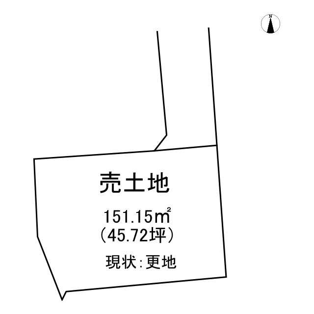北権現町の土地図