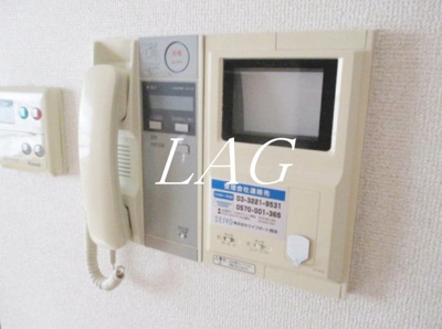 【セキュリティ】 | ユニーブル島津山 | モニター付きインターホンです。