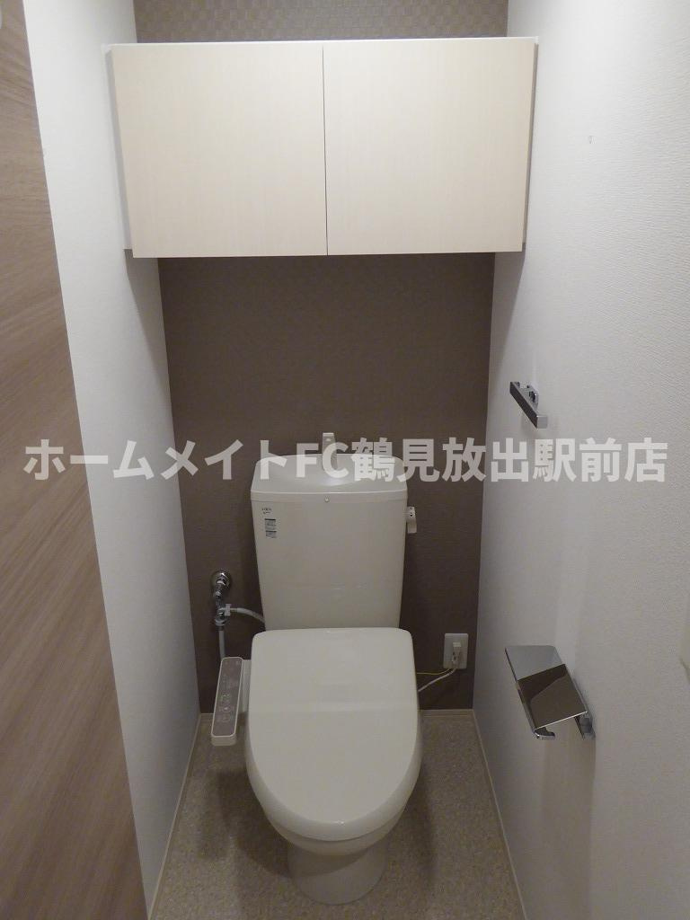 大阪市城東区鴫野東２丁目のハイツのトイレ