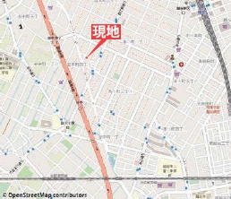 越谷市宮本町新築戸建ての地図