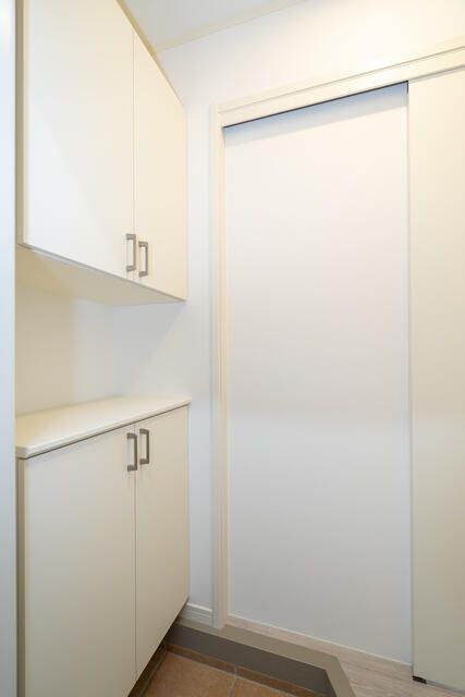 ベルガット早稲田の玄関