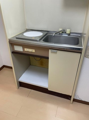 【キッチン】 | サンパレス古河A館 | お料理しやすいキッチンです