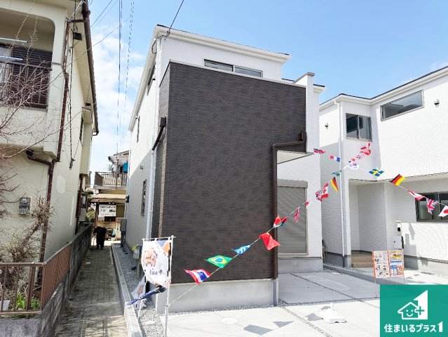 明石市大久保町八木　第18期　新築一戸建ての外観|安心の10年保証！外観を美しく保ち、雨水で汚れを落とします！気になることがありましたら、お気軽にお問い合わせください！