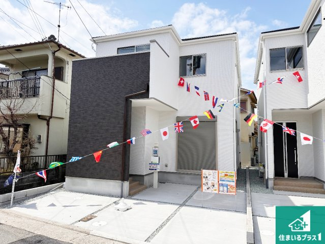 明石市大久保町八木　第18期　新築一戸建ての外観|お客様に長く安心して住んでいだだける事にこだわった家づくり！住んでからのアフターサービスにもしっかりと取り組んでいます！
