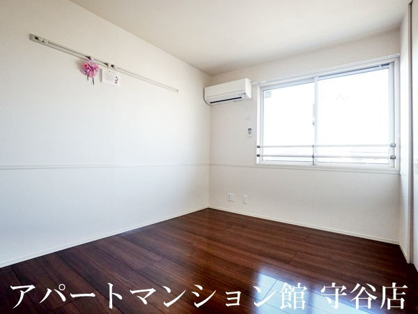 シュタットみどりの Bの寝室