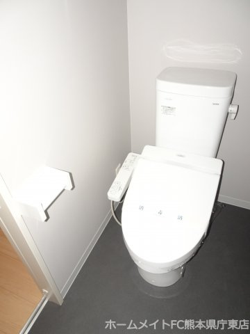 熊本市中央区迎町１丁目のアパートのトイレ