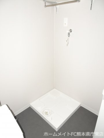 熊本市中央区迎町１丁目のアパートの洗面所