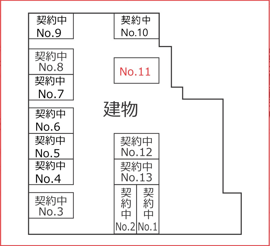 フラワーフラッツ駐車場