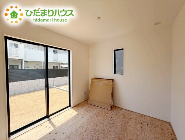 郡山市安積町長久保三丁目　新築戸建　4号棟の和室|床の間付きの情緒漂う和室☆彡