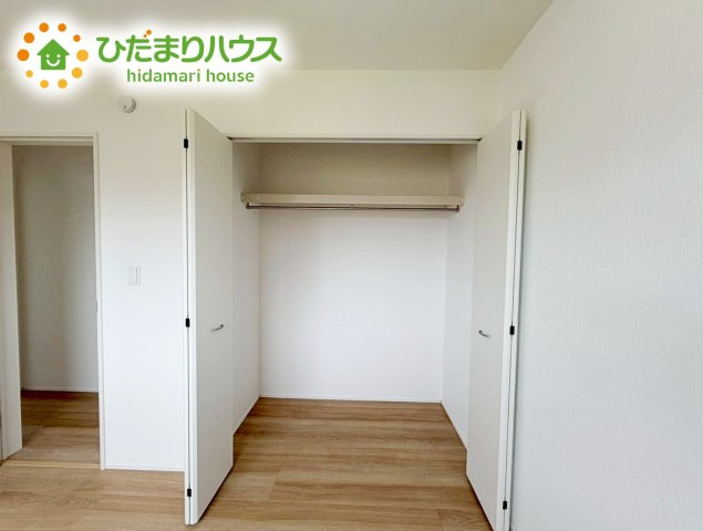 郡山市安積町長久保三丁目　新築戸建　4号棟の収納|洋室B　収納