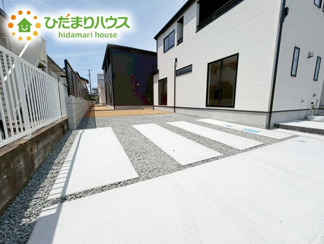 郡山市安積町長久保三丁目　新築戸建　4号棟の駐車場|マイホームなら駐車場代がかかりません。しかも、自宅の駐車場で洗車が出来ます！今までコイン洗車に行っていた手間も省けて、節約にも繋がります(^^♪
