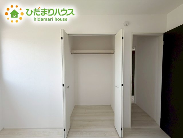郡山市安積町長久保三丁目　新築戸建　1号棟の収納|洋室B　収納