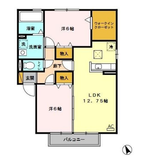 URBAN　COURT　Bの間取り|間取り図☆彡