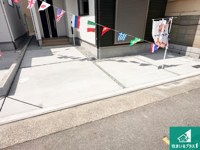 明石市大久保町八木　第18期　新築一戸建ての駐車場|駐車スペース！散水栓があるので、こまめに愛車を洗えます！
