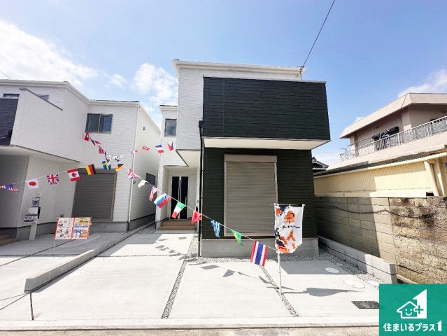 明石市大久保町八木　第18期　新築一戸建ての外観|お客様に長く安心して住んでいだだける事にこだわった家づくり！住んでからのアフターサービスにもしっかりと取り組んでいます！